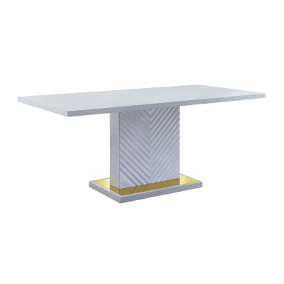 Gaines Dining Table DN01261 Gray By Acme Furniture