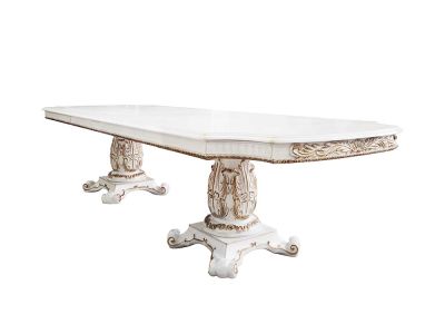 Vendome Dining Table DN01346 Pearl By Acme Furniture