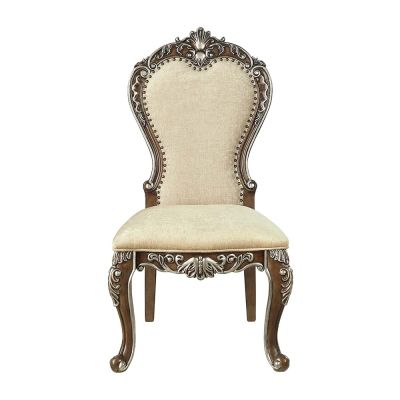 Latisha Side Chair DN01358 Oak By Acme Furniture