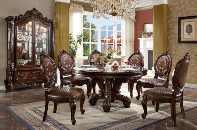 Versailles Dining Table DN01391 Cherry By Acme Furniture