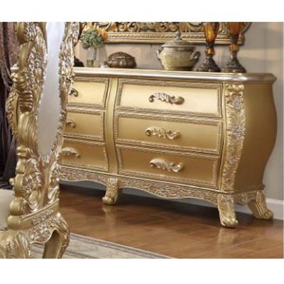 Cabriole Server DN01486 Gold By Acme Furniture