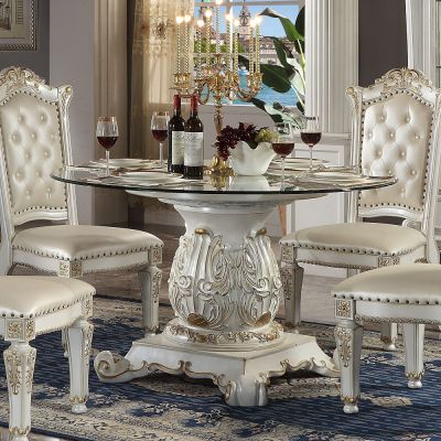 Vendome Dining Table DN01524 Pearl By Acme Furniture