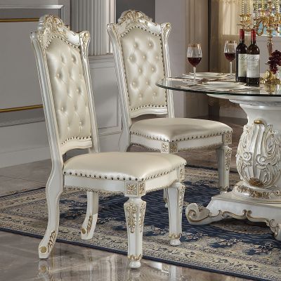 Vendome Side Chair DN01554 Pearl By Acme Furniture