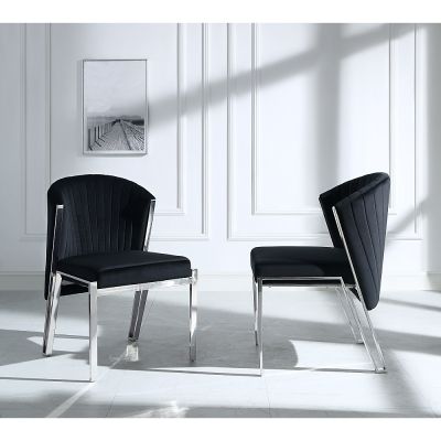 Fallon Side Chair DN01955 Black By Acme Furniture