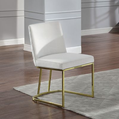 Zazie Side Chair DN02232 White By Acme Furniture