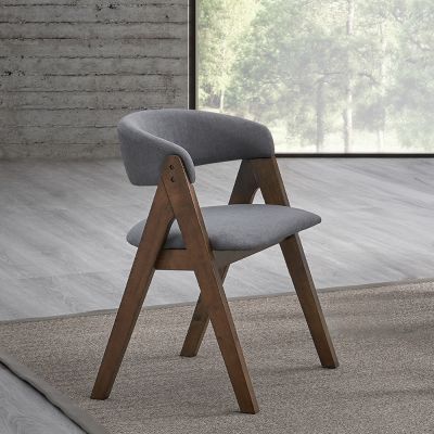 Keiki Side Chair DN02916 Walnut By Acme Furniture