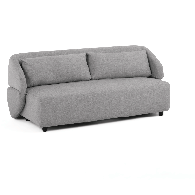 Divani Casa Lerner - Modern Light Grey Fabric Sofa Bed