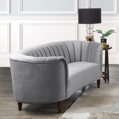 Millephri Loveseat LV00167 Gray By Acme Furniture