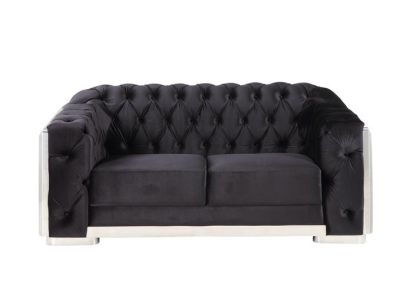 Pyroden Loveseat LV00297 Black By Acme Furniture