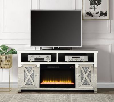 Noralie Tv Stand LV00318 Mirrored By Acme Furniture