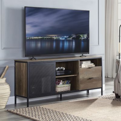 Nantan Tv Stand LV00405 Oak By Acme Furniture