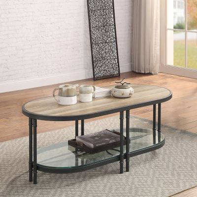 Brantley Coffee & End Table LV00751 Oak By Acme Furniture