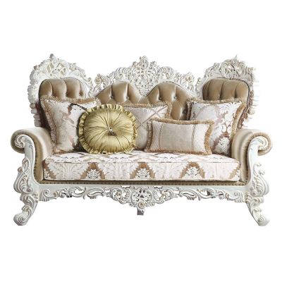 Vanaheim Loveseat LV00804 White By Acme Furniture