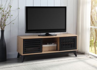 Gamaliel Tv Stand LV00858 Oak By Acme Furniture