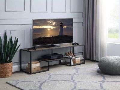 Idella Tv Stand LV00888 Oak By Acme Furniture