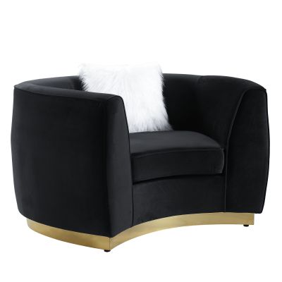 Achelle Chair LV01047 Black By Acme Furniture