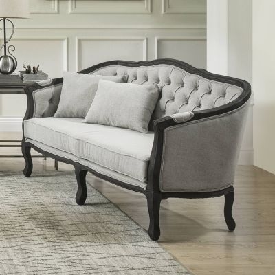 Samael Loveseat LV01128 Gray By Acme Furniture