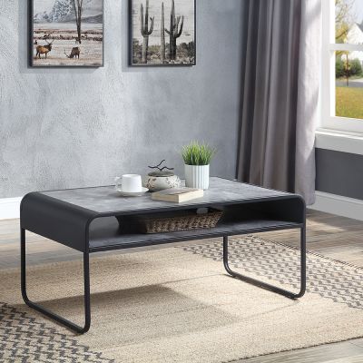 Raziela Coffee & End Table LV01145 Gray By Acme Furniture