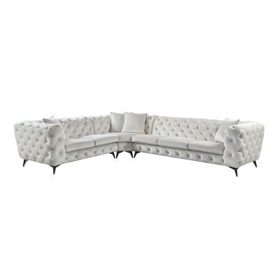 Atronia Sectional LV01160 Beige By Acme Furniture