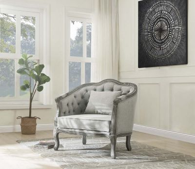 Samael Chair LV01163 Gray By Acme Furniture