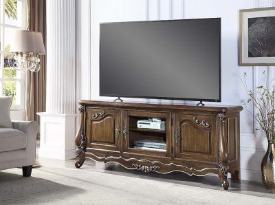 Latisha Tv Stand LV01413 Oak By Acme Furniture