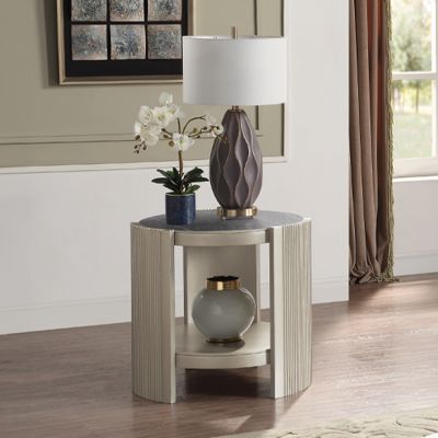 Kasa Coffee & End Table LV01503 Champagne By Acme Furniture