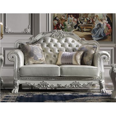 Dresden Loveseat LV01689 Bone By Acme Furniture