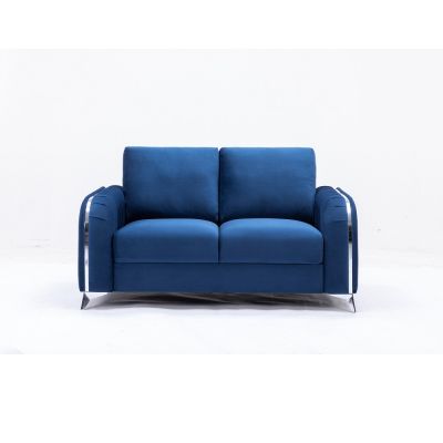 Wenona Loveseat LV01775 Blue By Acme Furniture