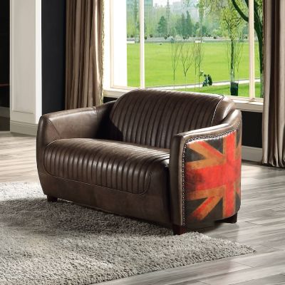 Brancaster Loveseat LV01810 Slate By Acme Furniture