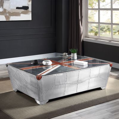 Brancaster Coffee & End Table LV01812 Aluminum By Acme Furniture