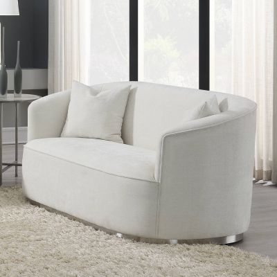 Odette Loveseat LV01918 Beige By Acme Furniture