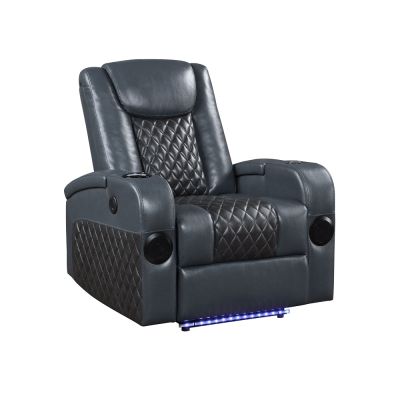 Alair Recliner LV02459 Blue By Acme Furniture