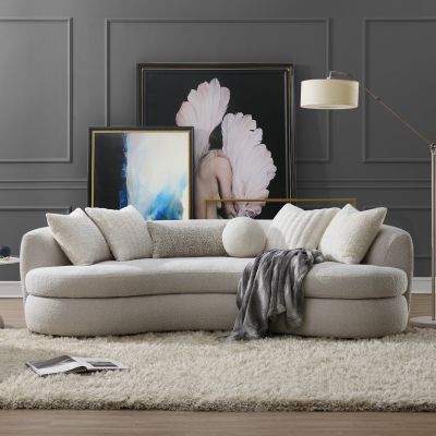 Iniko Sofa LV02542 Beige By Acme Furniture