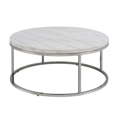 Zaidee Coffee & End Table LV02795 Nikle By Acme Furniture