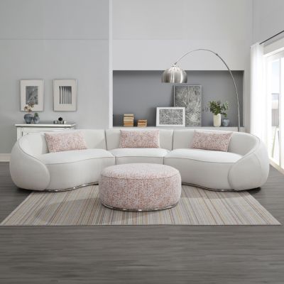 Sahara Sectional LV03010 Beige By Acme Furniture