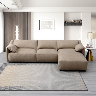 Veata Sectional LV03090 Brown By Acme Furniture