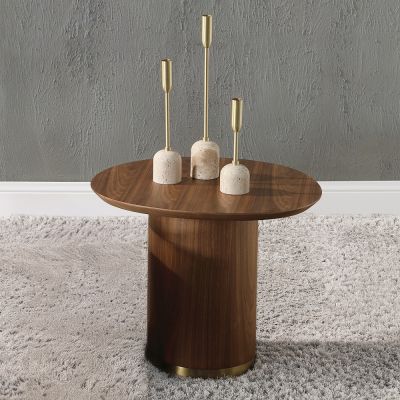 Willene Coffee & End Table LV03156 Walnut By Acme Furniture