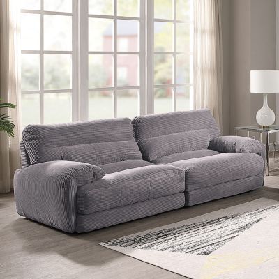 Cadenza Loveseat LV03261 Gray By Acme Furniture