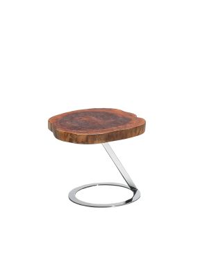 Modrest Everett Modern Live Edge Wood End Table