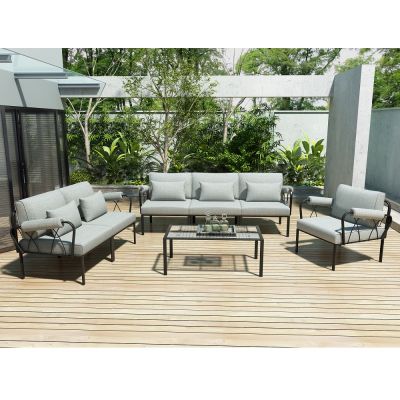 Rajni Outdoor Sofa OT01764 Gray By Acme Furniture