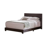 coaster dorian upholstered bed full brown 1