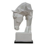horse vgth 78014 white sculpture 1