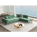 mood vgcc 79195 green sectional sofa 1